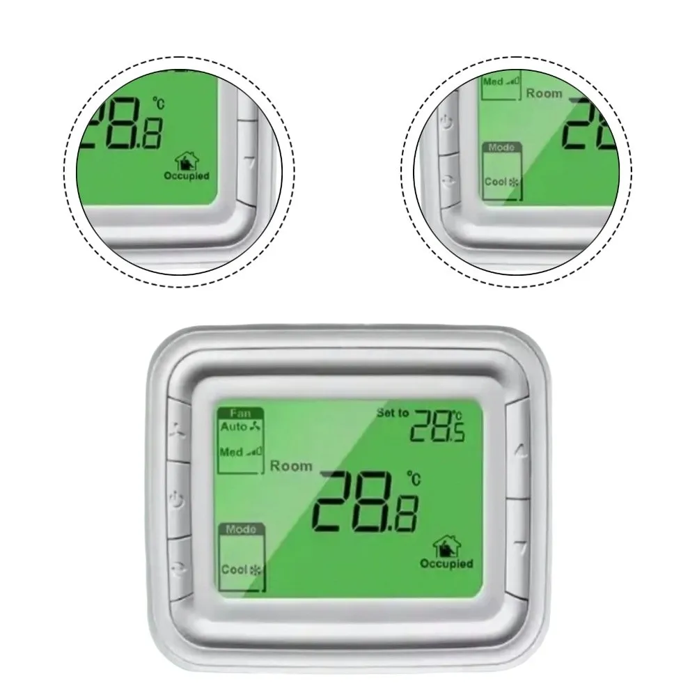 Цифровой ЖК-термостат для Honeywell T6861H2WG, 220В переменного тока, 3А, контроллер для фанкойла с многорежимным управлением охлаждением, обогревом и вентиляцией
Цифровой ЖК-термостат для Honeywell T6861H2WG, 220В переменного тока, 3А, контроллер для фанкойла с многорежимным управлением охлаждением, обогревом и вентиляцией