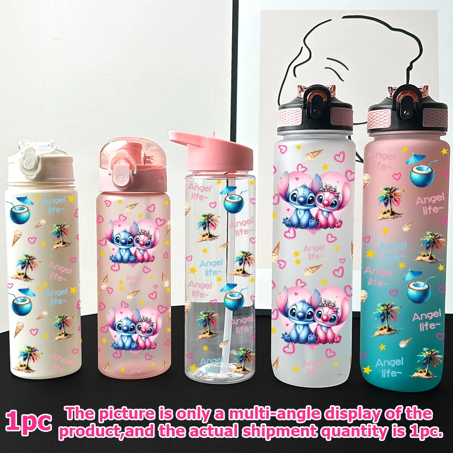 1 шт. Disney, вышивка, ангел с принтом 23-32 унций, многопластиковая бутылка для воды, портативная спортивная чашка для воды, подарок на день рождения
1 шт. Disney, вышивка, ангел с принтом 23-32 унций, многопластиковая бутылка для воды, портативная спортивная чашка для воды, подарок на день рождения