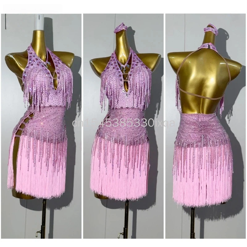 Custom Latin Dance Dress for Women Rumba Chacha Tango Performance Costume Skirt Professional Adult & Child Tassel Dresses
Custom Latin Dance Dress for Women Rumba Chacha Tango Performance Costume Skirt Professional Adult & Child Tassel Dresses
