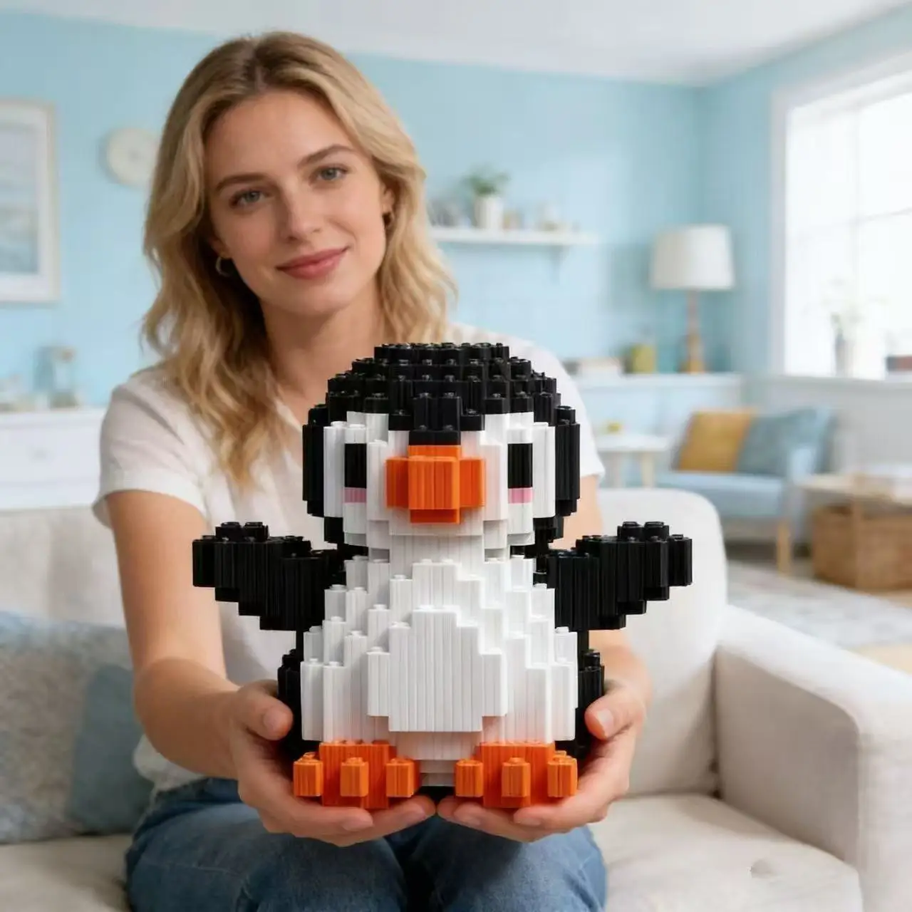 3D Puzzle Cute Penguin Micro Diamond Building Blocks Brick Educational 3D Model Toy DIY Home Decoration Perfect Birthday Gifts
3D Puzzle Cute Penguin Micro Diamond Building Blocks Brick Educational 3D Model Toy DIY Home Decoration Perfect Birthday Gifts