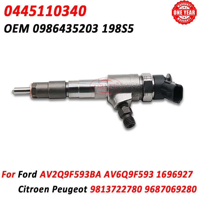0445110340 Injection Nozzle 0 445 110 340 For Citroen Peugeot 0986435203 9813722780 198S5 1696927 Ford AV2Q9F593BA AV6Q9F593
0445110340 Injection Nozzle 0 445 110 340 For Citroen Peugeot 0986435203 9813722780 198S5 1696927 Ford AV2Q9F593BA AV6Q9F593