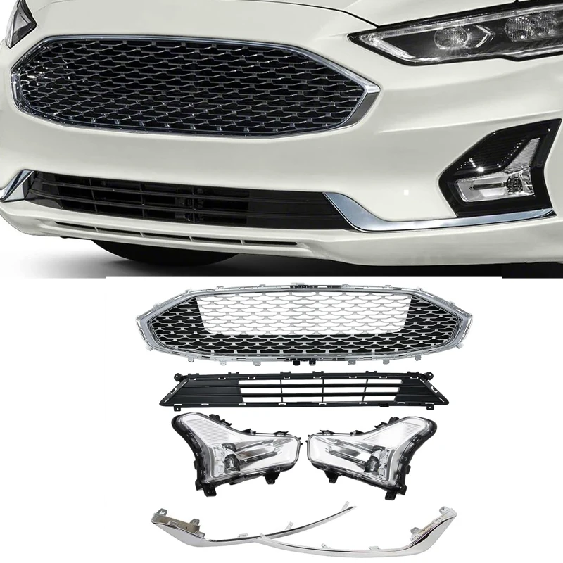 Racing Grills For 2019-2020 New Mondeo Front Bumper Fog Lights Low-end Upgrade To High-end Led Fog Lights And Fog Light Frame
Racing Grills For 2019-2020 New Mondeo Front Bumper Fog Lights Low-end Upgrade To High-end Led Fog Lights And Fog Light Frame