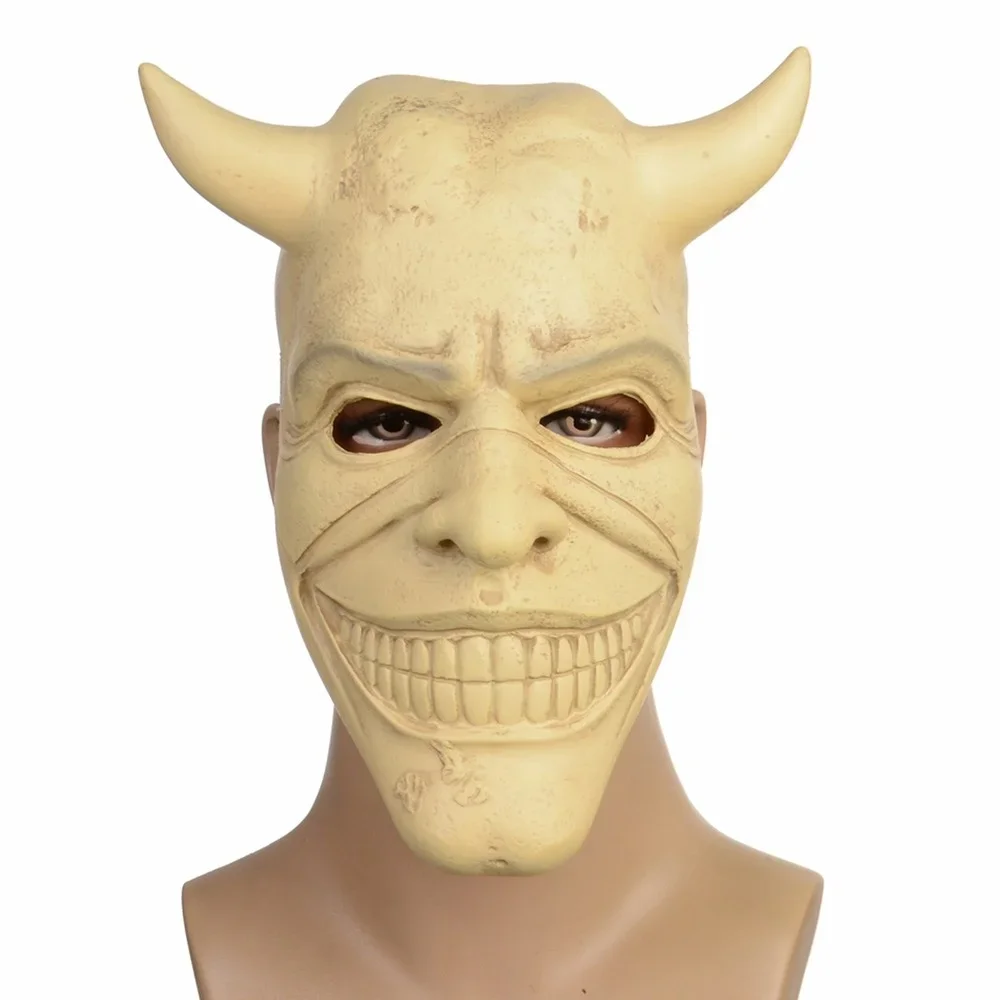 The Black Phone Mask The Grabber Mask Cosplay Anime Movie Halloween Costumes Accessory Carnival Party Animal Horns Props
The Black Phone Mask The Grabber Mask Cosplay Anime Movie Halloween Costumes Accessory Carnival Party Animal Horns Props