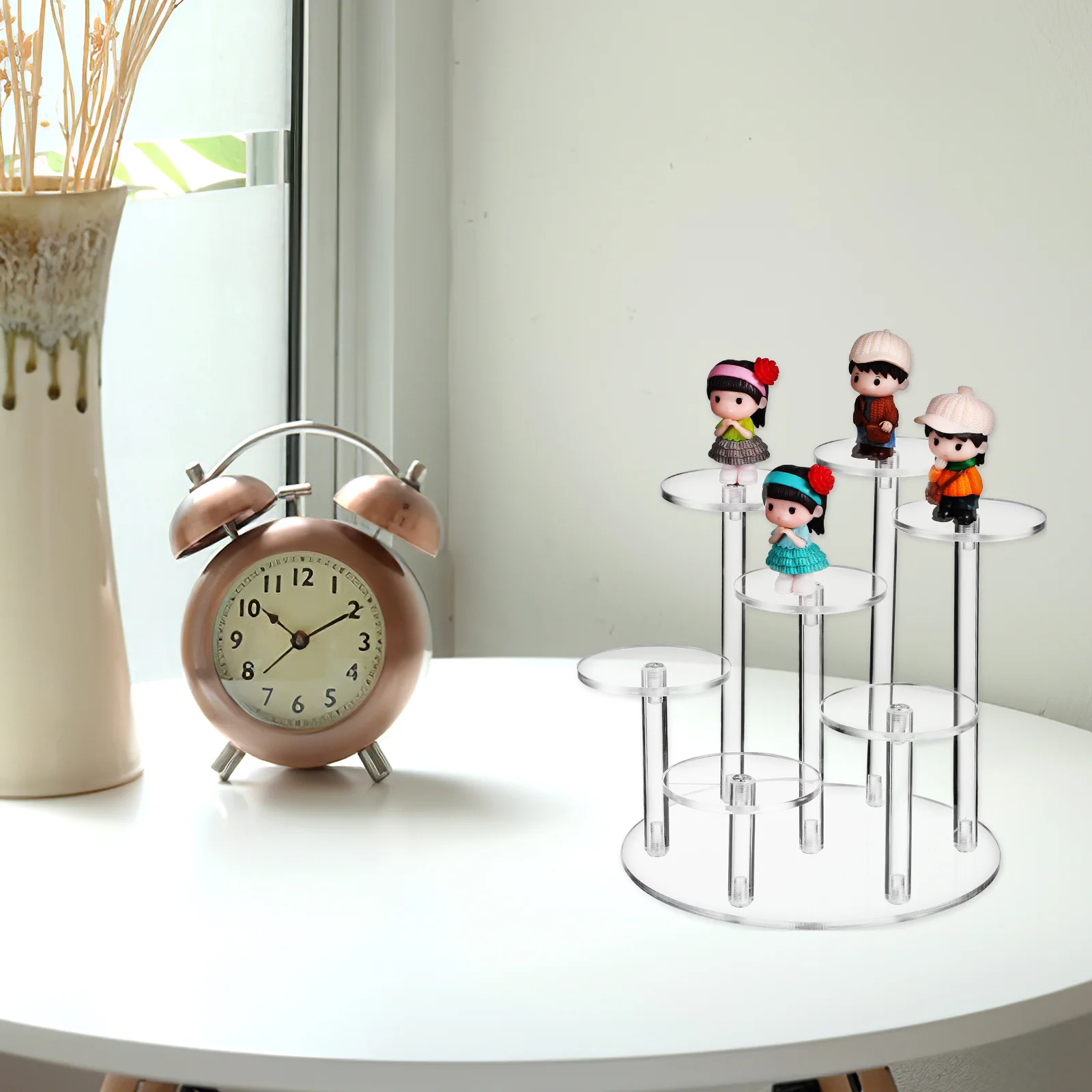 Multi Tier Clear Acrylic Display Riser Stand for Home Shop Product Display Shelf Organizing Showcase Acrylic Pedestal Stand
Multi Tier Clear Acrylic Display Riser Stand for Home Shop Product Display Shelf Organizing Showcase Acrylic Pedestal Stand