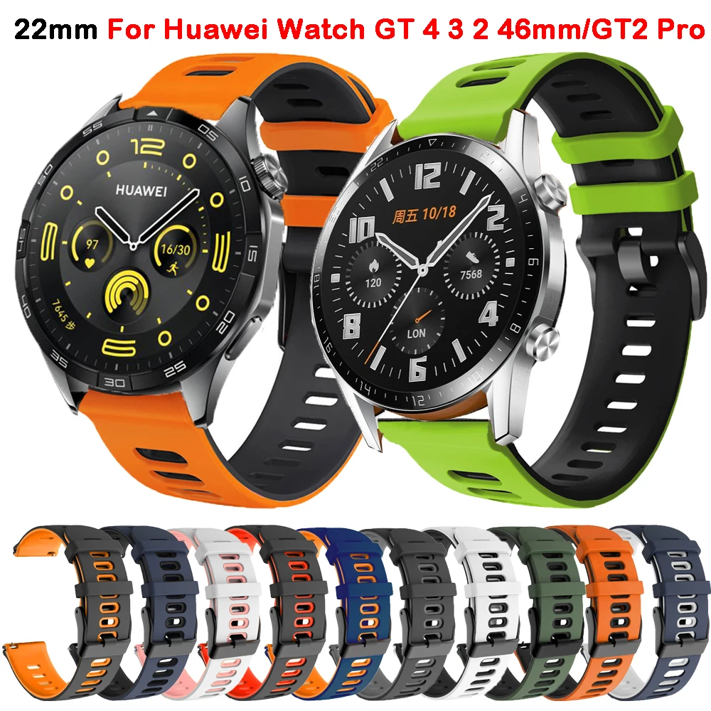 New 22mm Silicone Strap for Huawei Watch GT4 GT3 GT 4 3 46mm Sport Wristband GT 2 GT2 Pro Replacement Bracelet Belt Accessories
New 22mm Silicone Strap for Huawei Watch GT4 GT3 GT 4 3 46mm Sport Wristband GT 2 GT2 Pro Replacement Bracelet Belt Accessories