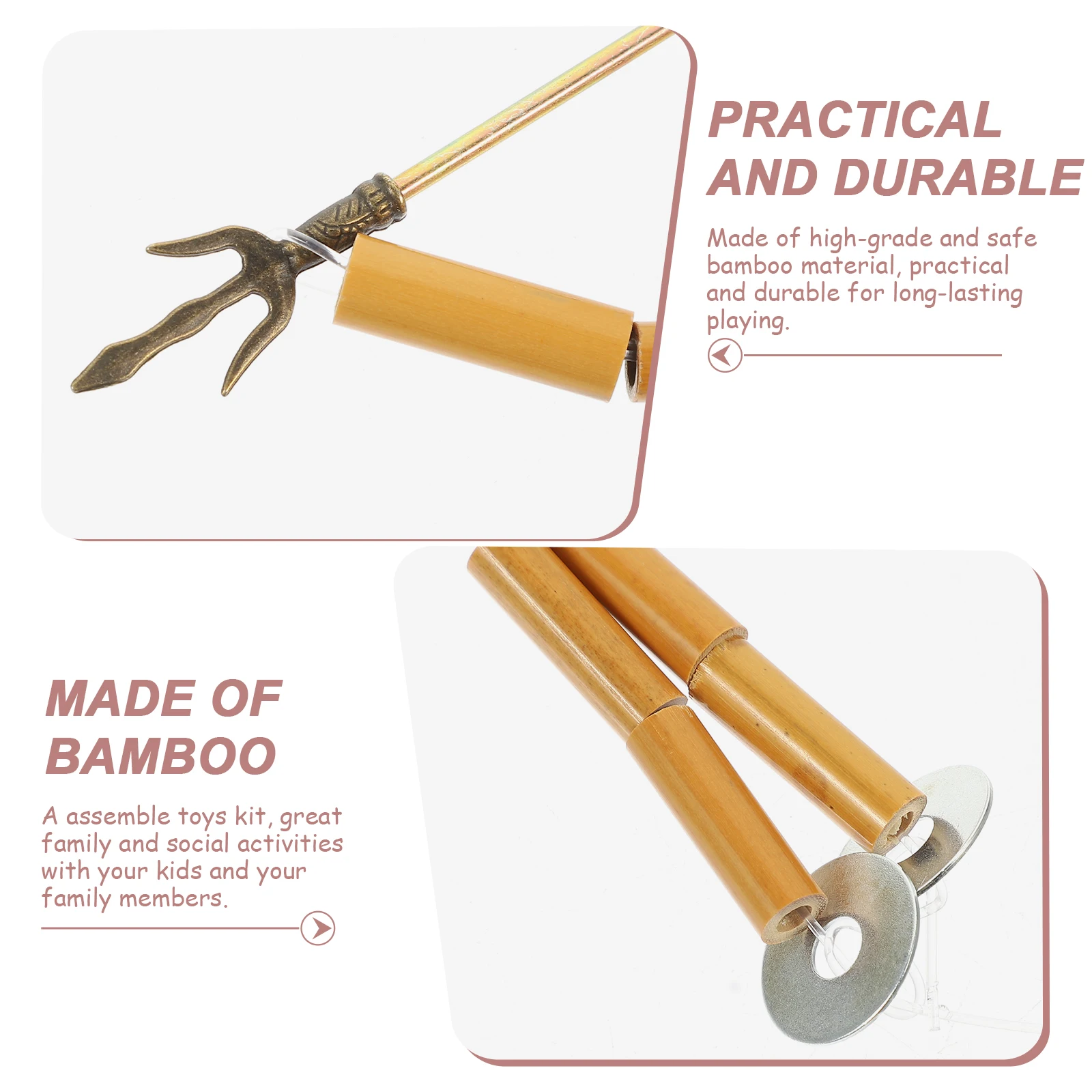 2 Bags Bamboo Man Material Pack DIY Assemble Kit Puppet Wooden Kids Toys Chinese Style Iron Craft
2 Bags Bamboo Man Material Pack DIY Assemble Kit Puppet Wooden Kids Toys Chinese Style Iron Craft