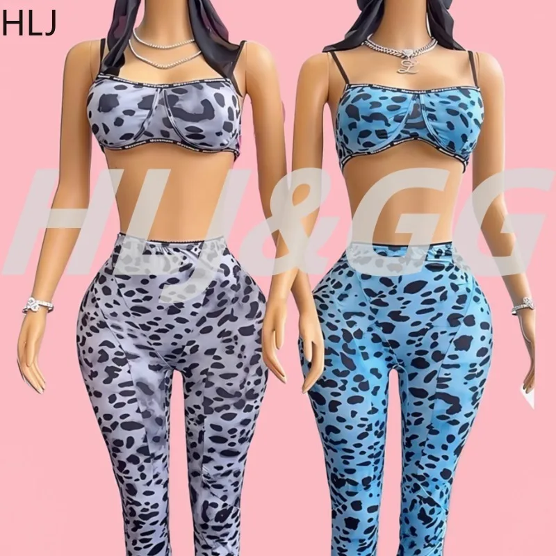HLJ New Spring 2025 Leopard Print Sexy 2 Piece Sets Woman Outfit Spaghetti Strap Crop Top + Pant Suit Female Streetwear Clothing
HLJ New Spring 2025 Leopard Print Sexy 2 Piece Sets Woman Outfit Spaghetti Strap Crop Top + Pant Suit Female Streetwear Clothing