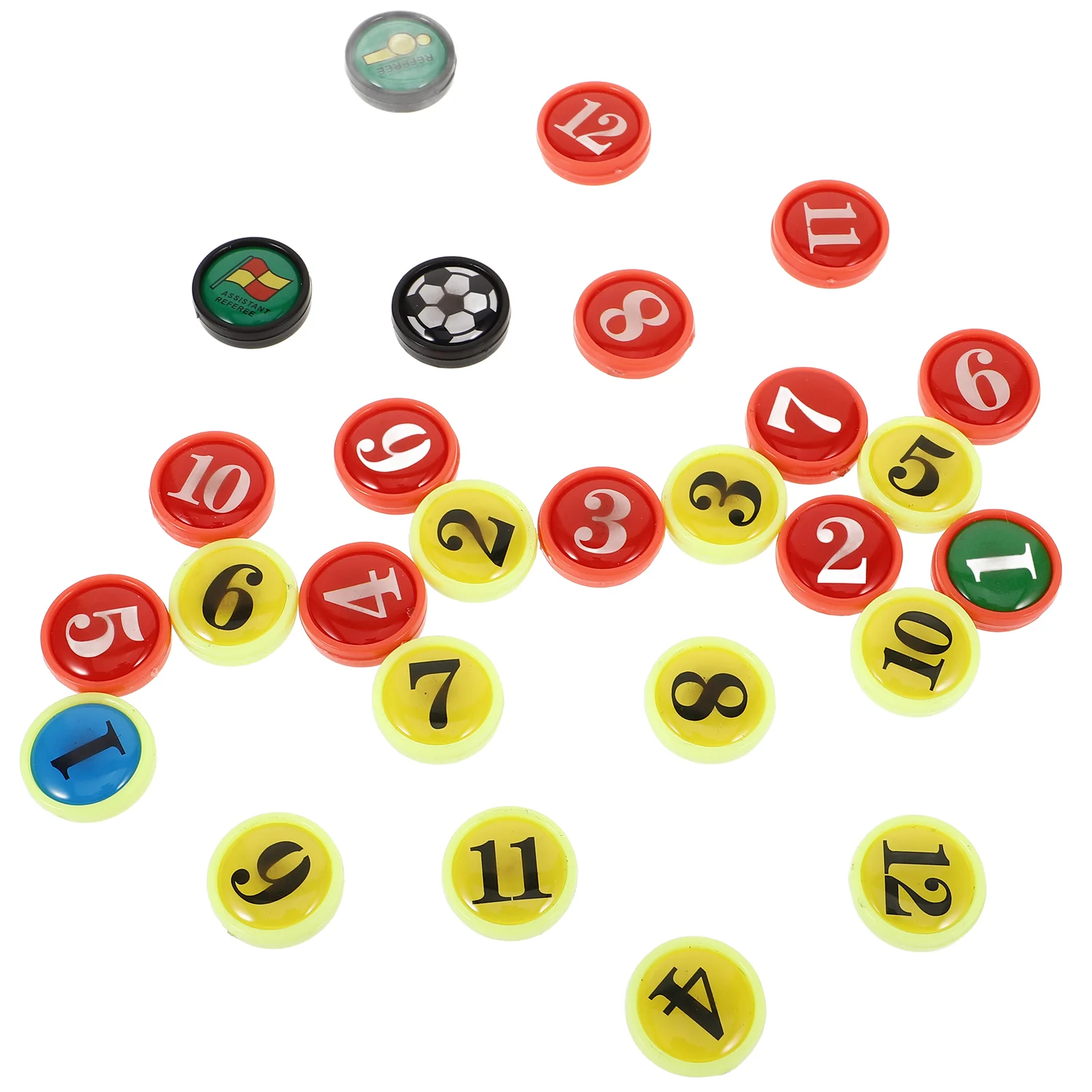 27 Pcs Soccer Coaching Board Magnets Epoxy Accessories Replacement Small Pieces Tactics Board Precise
27 Pcs Soccer Coaching Board Magnets Epoxy Accessories Replacement Small Pieces Tactics Board Precise