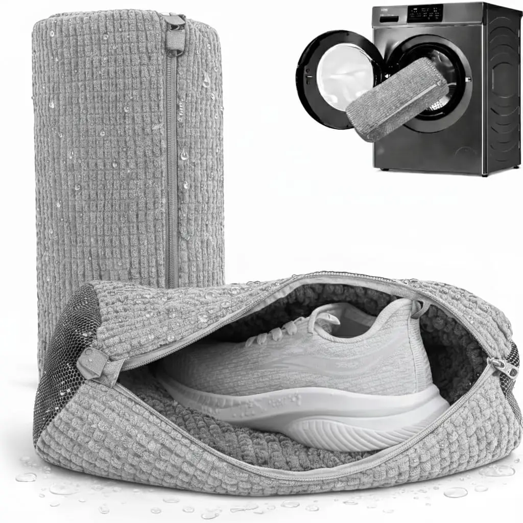 2PCS Shoe Washing Machine Bag for Washer Dryer Reusable Sneaker Washing Bags Shoe Laundry Bags Cleaning for Running Gym Shoes
2PCS Shoe Washing Machine Bag for Washer Dryer Reusable Sneaker Washing Bags Shoe Laundry Bags Cleaning for Running Gym Shoes