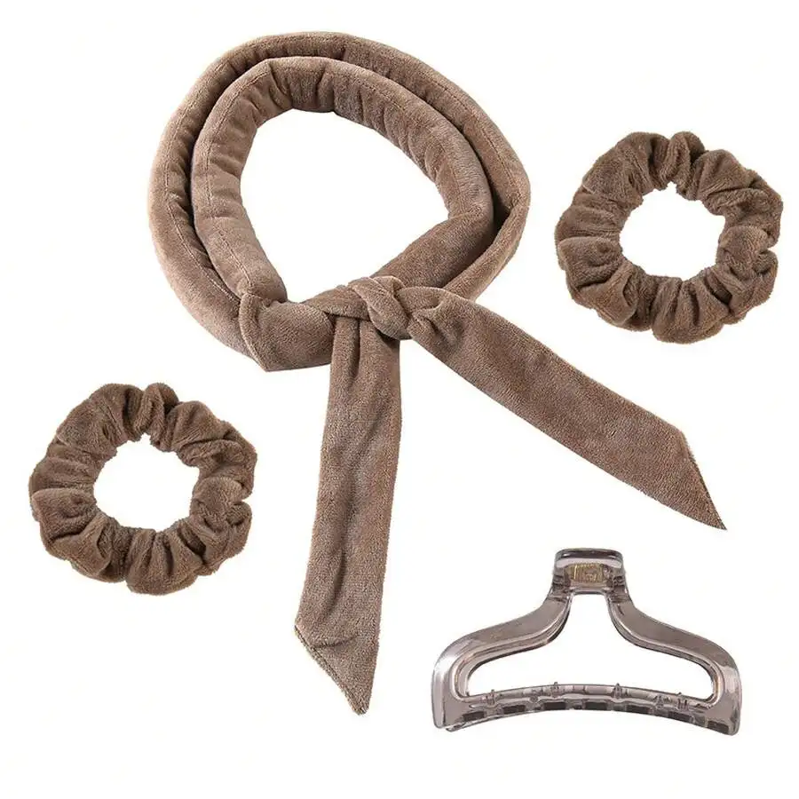 4-Piece Hair Styling Set With Velvet Scrunchies And Curling Roller
4-Piece Hair Styling Set With Velvet Scrunchies And Curling Roller