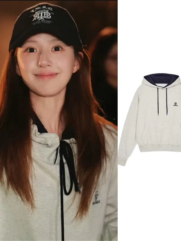 Loose Women's Hoodie Sweatshirt Drawstring Lazy Style Casual Small Size Top Tagkita Brand Chinese Brand Comfortable Cotton Blend
Loose Women's Hoodie Sweatshirt Drawstring Lazy Style Casual Small Size Top Tagkita Brand Chinese Brand Comfortable Cotton Blend