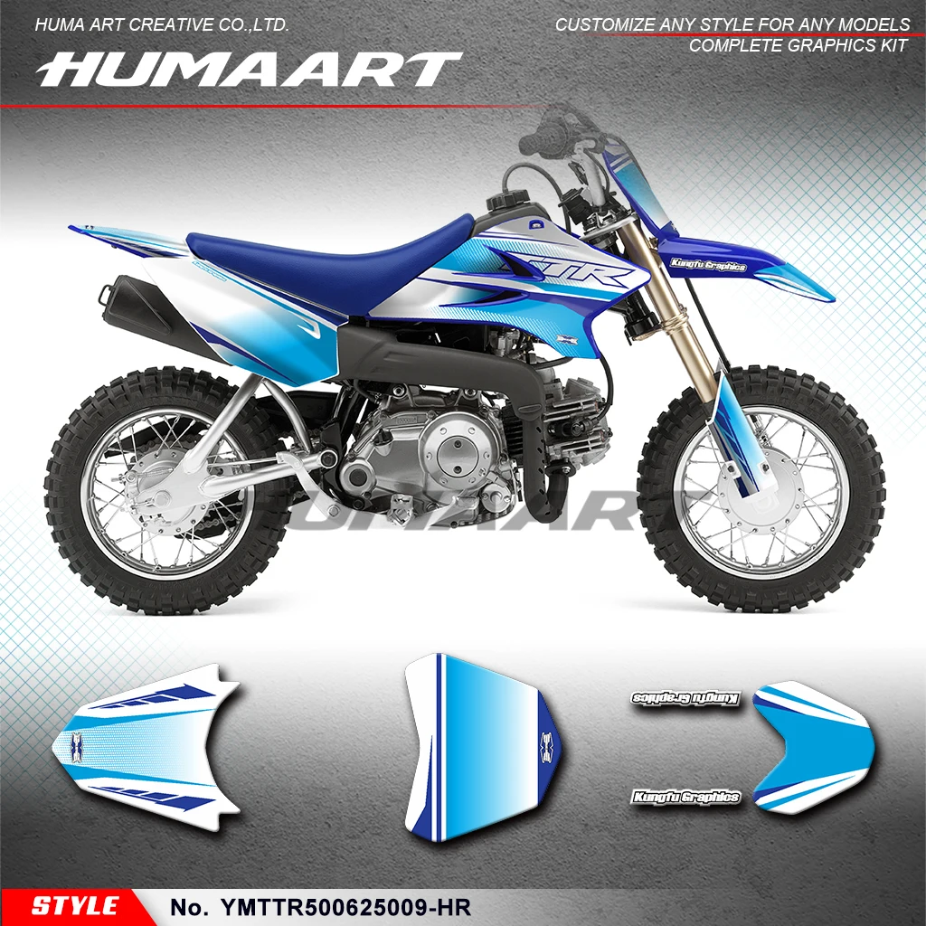 HUMAART Custom Motorcycle Graphics Wrap Design for YAMAHA TT-R50E TTR50 TT-R 50 2006-2026, Decoration, YMTTR500625009-HR
HUMAART Custom Motorcycle Graphics Wrap Design for YAMAHA TT-R50E TTR50 TT-R 50 2006-2026, Decoration, YMTTR500625009-HR