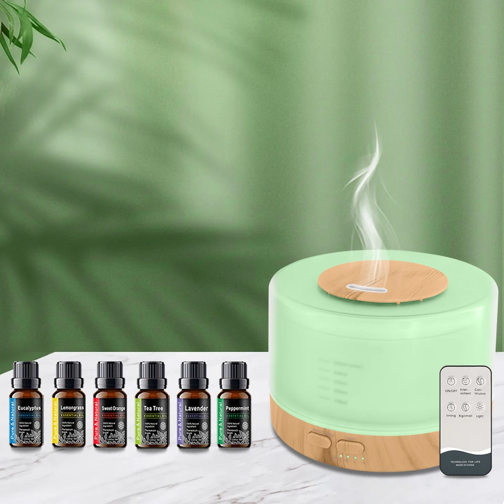 5-in-1 Essential Oil Diffuser & Humidifier - 16.91oz Large Capacity, Night Light, Timer Settings, Perfect for Home/Office/Spa
5-in-1 Essential Oil Diffuser & Humidifier - 16.91oz Large Capacity, Night Light, Timer Settings, Perfect for Home/Office/Spa