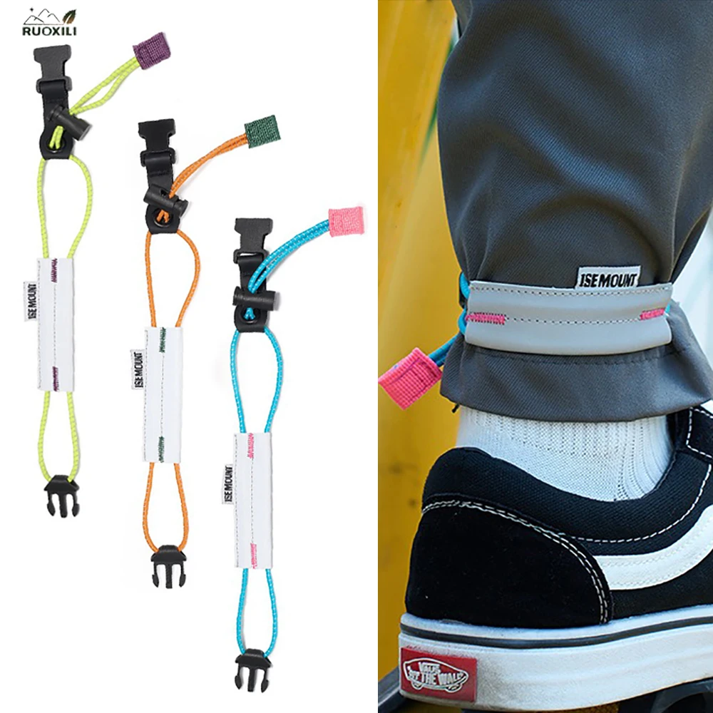 Cycling Pant Cuff Strap with Reflective Lightweight Adjustable Leg Band for Bike Chain Prevention, Multi-Use for Outdoor Sports
Cycling Pant Cuff Strap with Reflective Lightweight Adjustable Leg Band for Bike Chain Prevention, Multi-Use for Outdoor Sports
