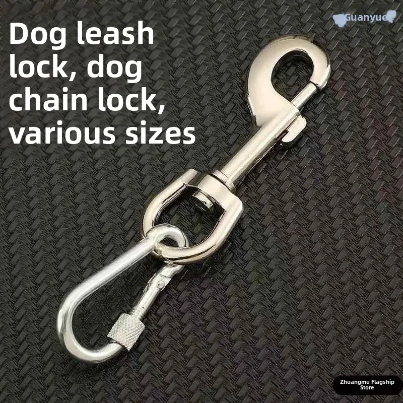 Stainless Steel 360 Degree Rotating Dog Leash Buckle Safety Buckle Pet Traction Rope Accessories Dog Chain Lock Buckle Snap
Stainless Steel 360 Degree Rotating Dog Leash Buckle Safety Buckle Pet Traction Rope Accessories Dog Chain Lock Buckle Snap