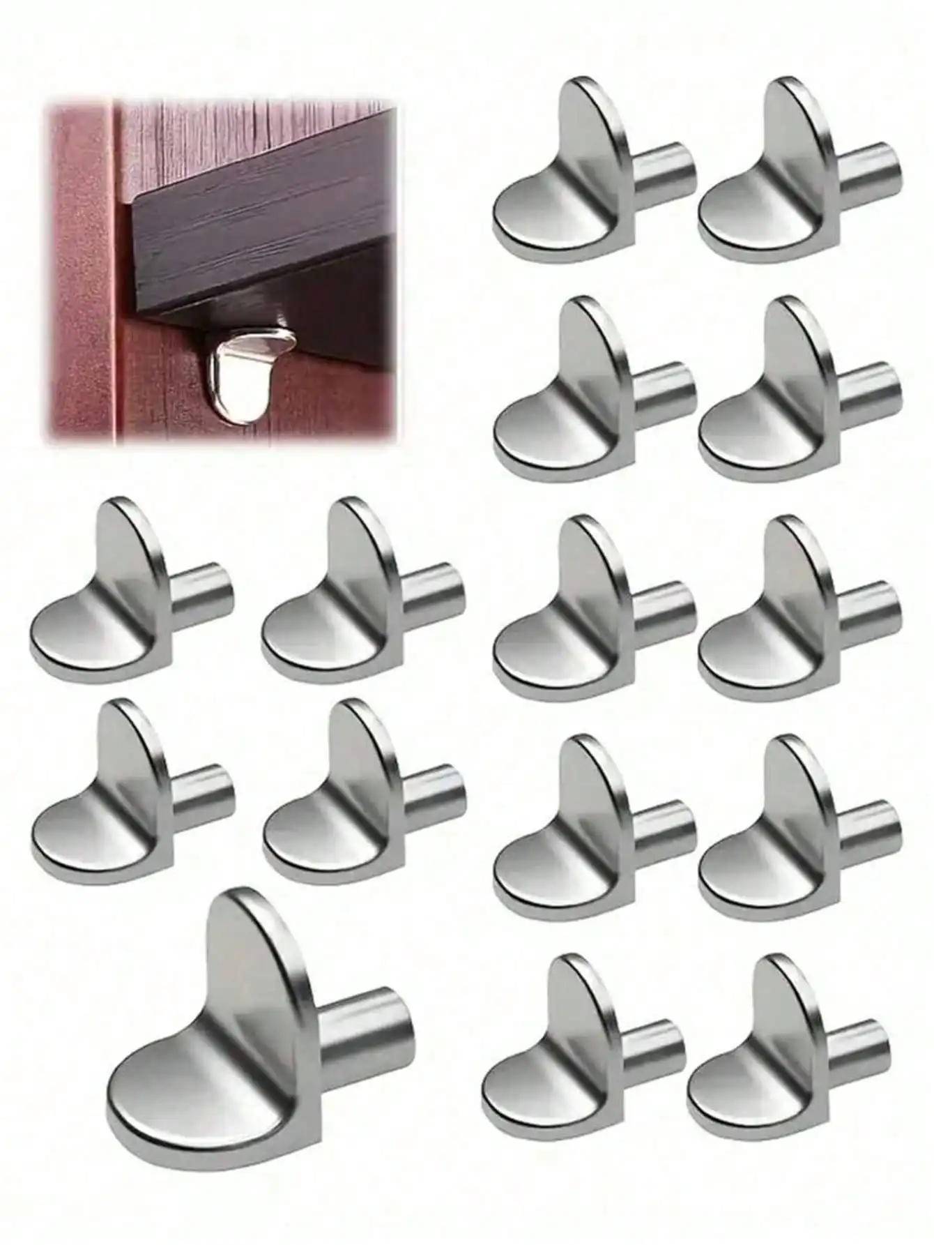 10pcs Metal Shelf Pins - Easy Install Cabinet Shelf Supports For Kitchen, Closet, Bookshelf - Multipurpose Shelf Hardware Anchors
10pcs Metal Shelf Pins - Easy Install Cabinet Shelf Supports For Kitchen, Closet, Bookshelf - Multipurpose Shelf Hardware Anchors