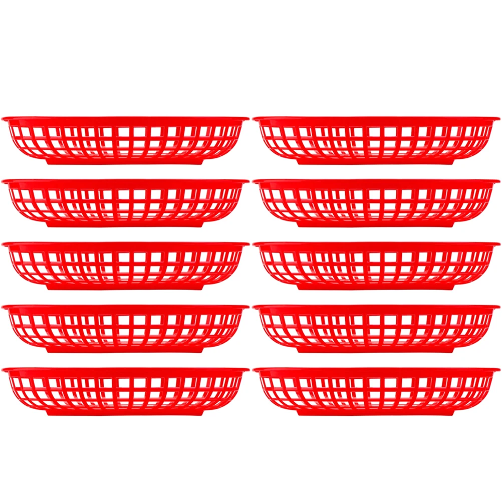 10pcs Snack Basket Food Container Tray Pantry Baskets Serving Bread Plastic Basket Catering Tray Picnic Container Food Holder
10pcs Snack Basket Food Container Tray Pantry Baskets Serving Bread Plastic Basket Catering Tray Picnic Container Food Holder
