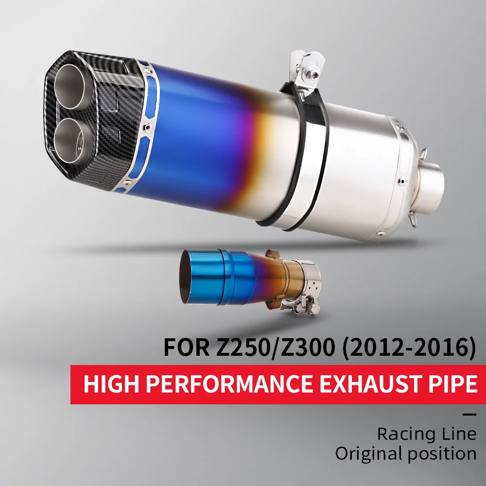 Motorcycle Middle Link Pipe Exhaust System Slip-On Adapter for Z250 Z300 2012-2016 Performance Racing Accessory
Motorcycle Middle Link Pipe Exhaust System Slip-On Adapter for Z250 Z300 2012-2016 Performance Racing Accessory