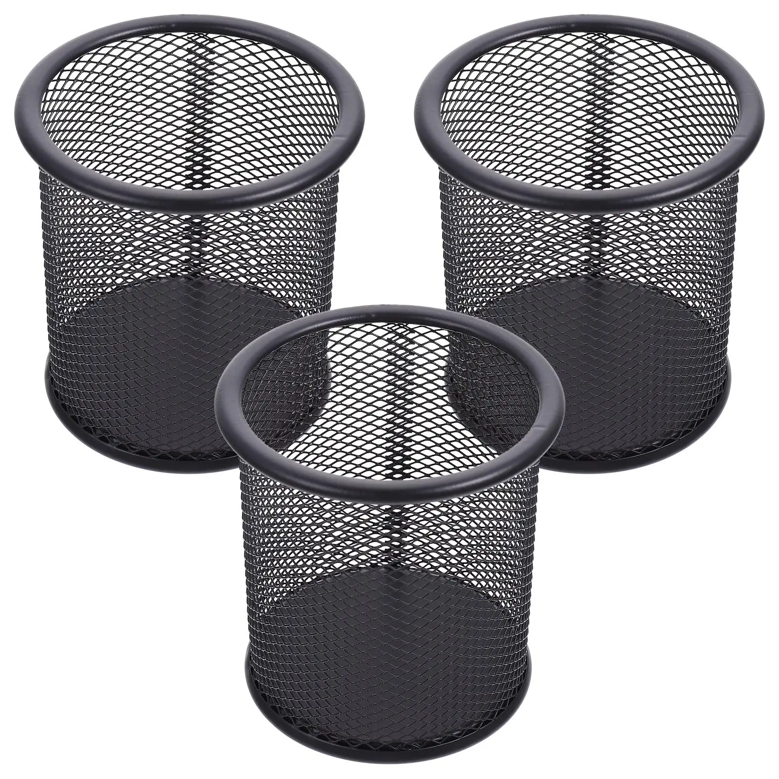 3Pcs Metal Mesh Pen Holder Black Abs Desk Organizer for Pens Markers Brushes Makeup Brush Holder Pencil Cup Stationery Storage
3Pcs Metal Mesh Pen Holder Black Abs Desk Organizer for Pens Markers Brushes Makeup Brush Holder Pencil Cup Stationery Storage