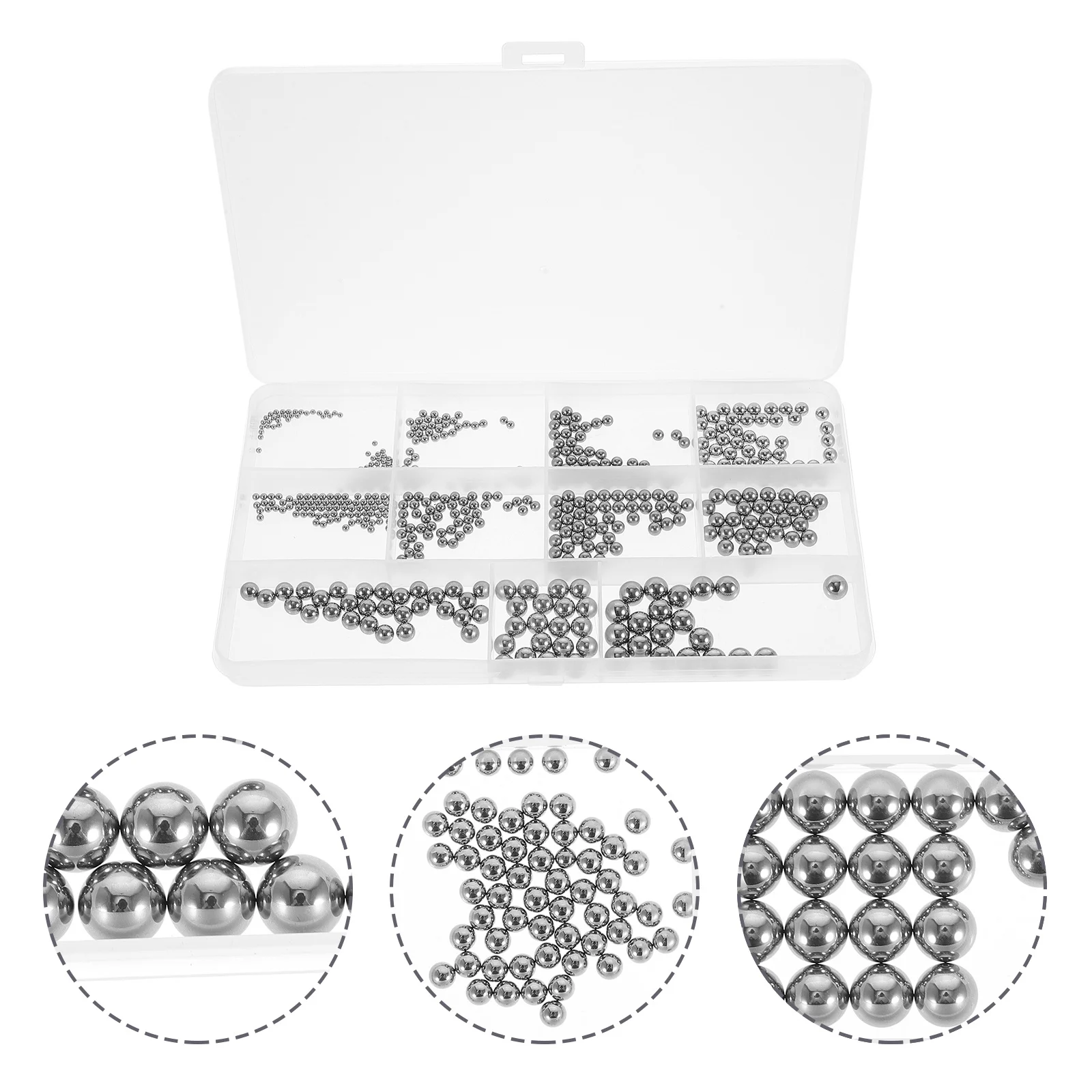 510 pcs Stainless Steel Balls Round Bearing Ball Assortment Kit For Bicycle Motorcycle Furniture Caster Drawer Door Lock
510 pcs Stainless Steel Balls Round Bearing Ball Assortment Kit For Bicycle Motorcycle Furniture Caster Drawer Door Lock
