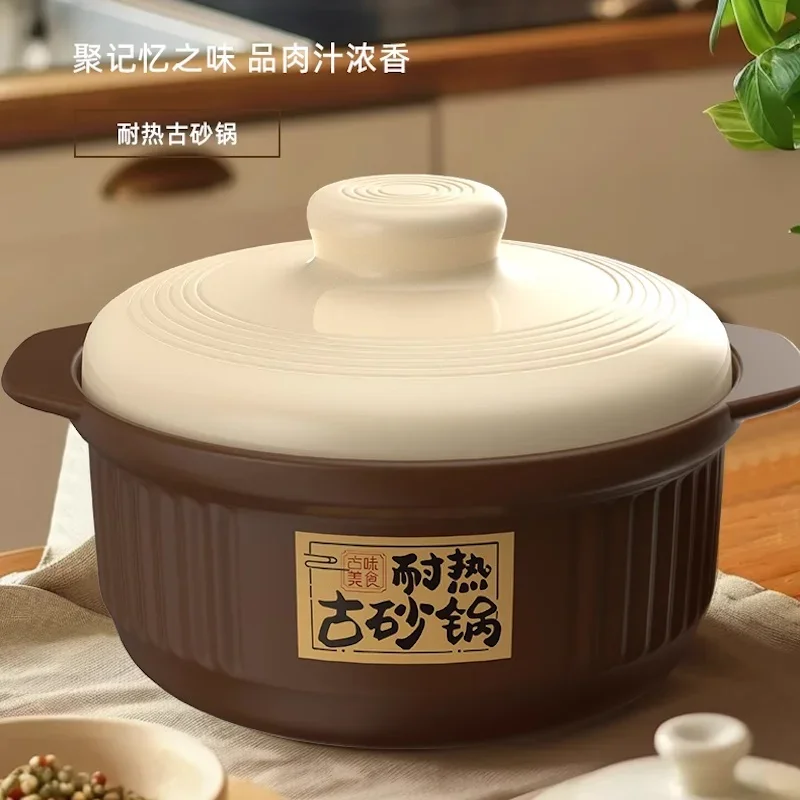 Heat resisting Crock pot Kitchen pots for cooking 3.4L Casserole cooker Home Clay pot for cooking Stew pot Ceramic cookware
Heat resisting Crock pot Kitchen pots for cooking 3.4L Casserole cooker Home Clay pot for cooking Stew pot Ceramic cookware