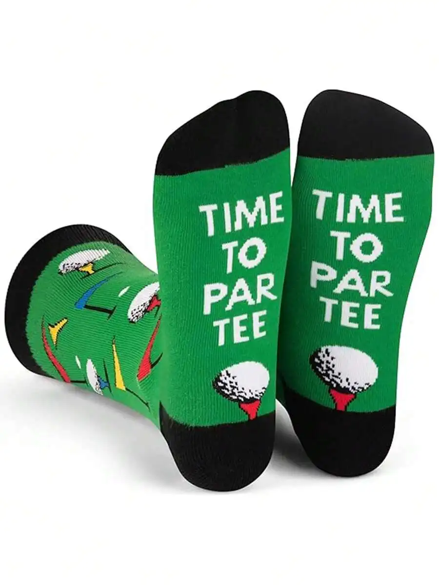 Funny Golf Pattern Mid-Calf Socks For Adults, Time To Par Tee Design, Unisex Gift
Funny Golf Pattern Mid-Calf Socks For Adults, Time To Par Tee Design, Unisex Gift