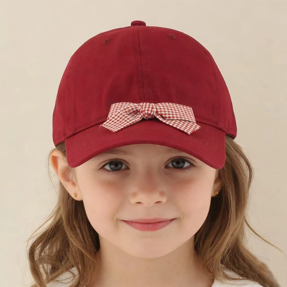 New Candy Color Cute Sweet Cowknot Baseball Cap For Kids Summer Sun Hats Girls Boys Soft Snapback Baby Hat
New Candy Color Cute Sweet Cowknot Baseball Cap For Kids Summer Sun Hats Girls Boys Soft Snapback Baby Hat
