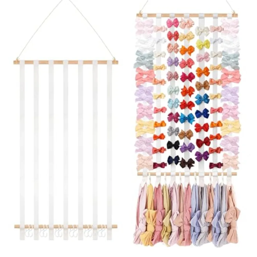 Headband Holder Hair Bows Organizer for Baby Girls Large Capacity Bow Holder Hair Accessories Wall Hanging Organizer for Toddle
Headband Holder Hair Bows Organizer for Baby Girls Large Capacity Bow Holder Hair Accessories Wall Hanging Organizer for Toddle