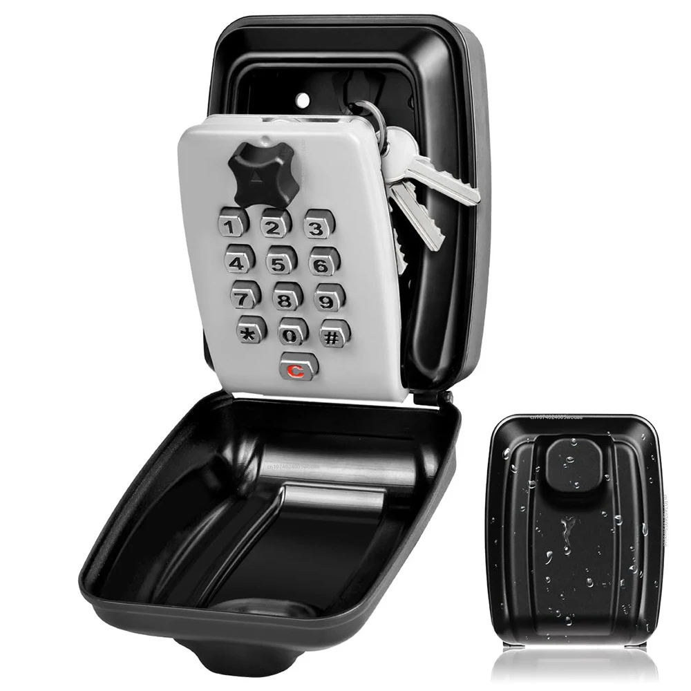Wall Mounted Key Storage Box Safe Waterproof Anti-theft Key Box With Combination Lock 12-Digital Password Office Home Outdoor
Wall Mounted Key Storage Box Safe Waterproof Anti-theft Key Box With Combination Lock 12-Digital Password Office Home Outdoor