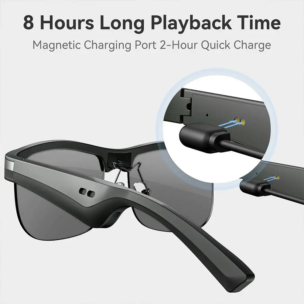 Smart Glasses for Men Women Color-changing Glasses Blue Light Filtering UV400 Polarized Sunglasses Bluetooth 5.3 Audio & Mi R0Y1
Smart Glasses for Men Women Color-changing Glasses Blue Light Filtering UV400 Polarized Sunglasses Bluetooth 5.3 Audio & Mi R0Y1
