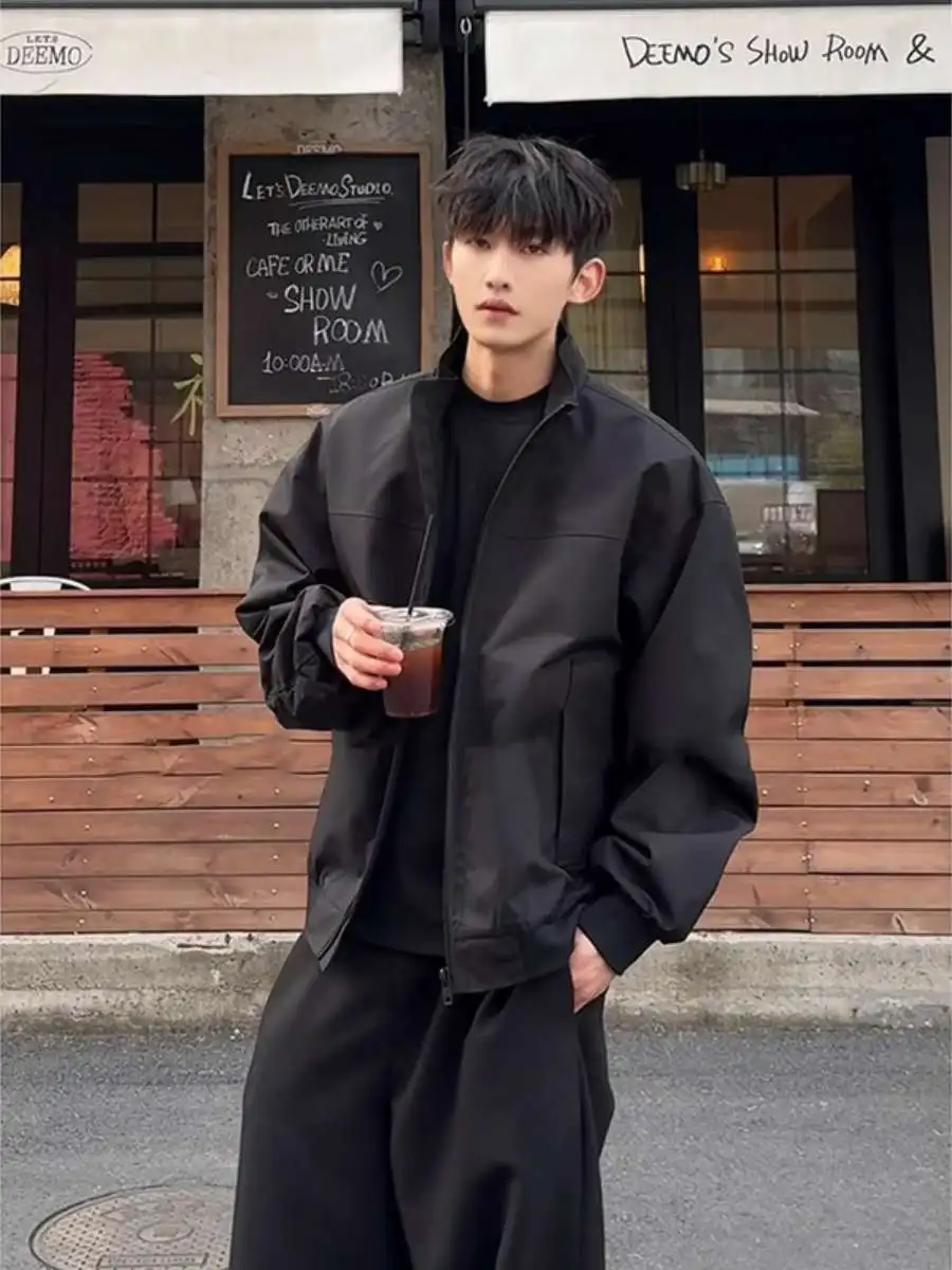 American Sle Tee-Proof Flight Jaet Men's Spring Autumn New Stand Collar Baseball orm Workwear Windbreaker Coat
American Sle Tee-Proof Flight Jaet Men's Spring Autumn New Stand Collar Baseball orm Workwear Windbreaker Coat