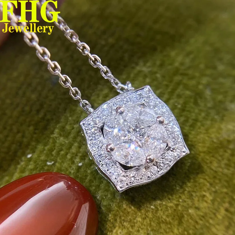 Natural diamond 0.3Carat 18K White Gold Diamond Necklace Luxury Wedding Party Fine Jewelry Birthday Gift
Natural diamond 0.3Carat 18K White Gold Diamond Necklace Luxury Wedding Party Fine Jewelry Birthday Gift