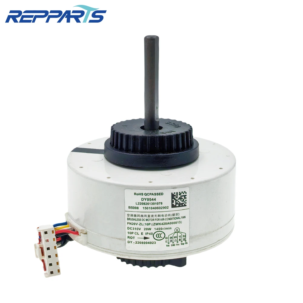 Новый ZWR20-V DC310V 20W 1250RPM FN20V-ZL внутренний блок двигатель вентилятора постоянного тока для деталей кондиционера Gree
Новый ZWR20-V DC310V 20W 1250RPM FN20V-ZL внутренний блок двигатель вентилятора постоянного тока для деталей кондиционера Gree