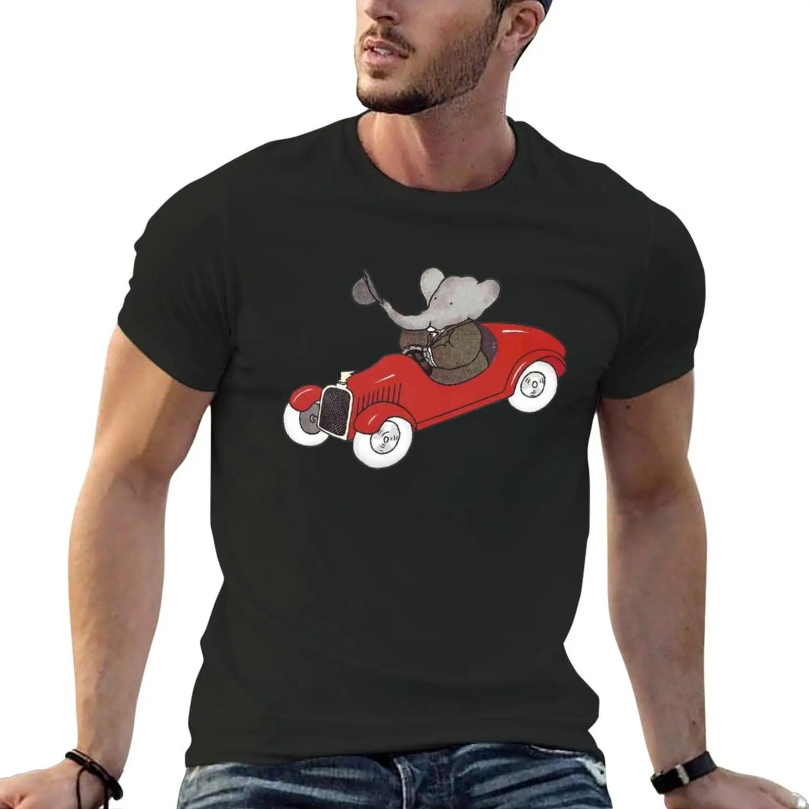 Babar in a car T-Shirt boys whites tops oversizeds customs plain white t shirts men
Babar in a car T-Shirt boys whites tops oversizeds customs plain white t shirts men
