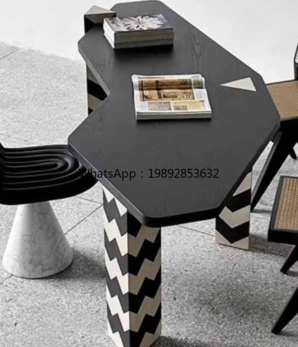 simple solid wood home dining table creative triangular arrow desk desk
simple solid wood home dining table creative triangular arrow desk desk