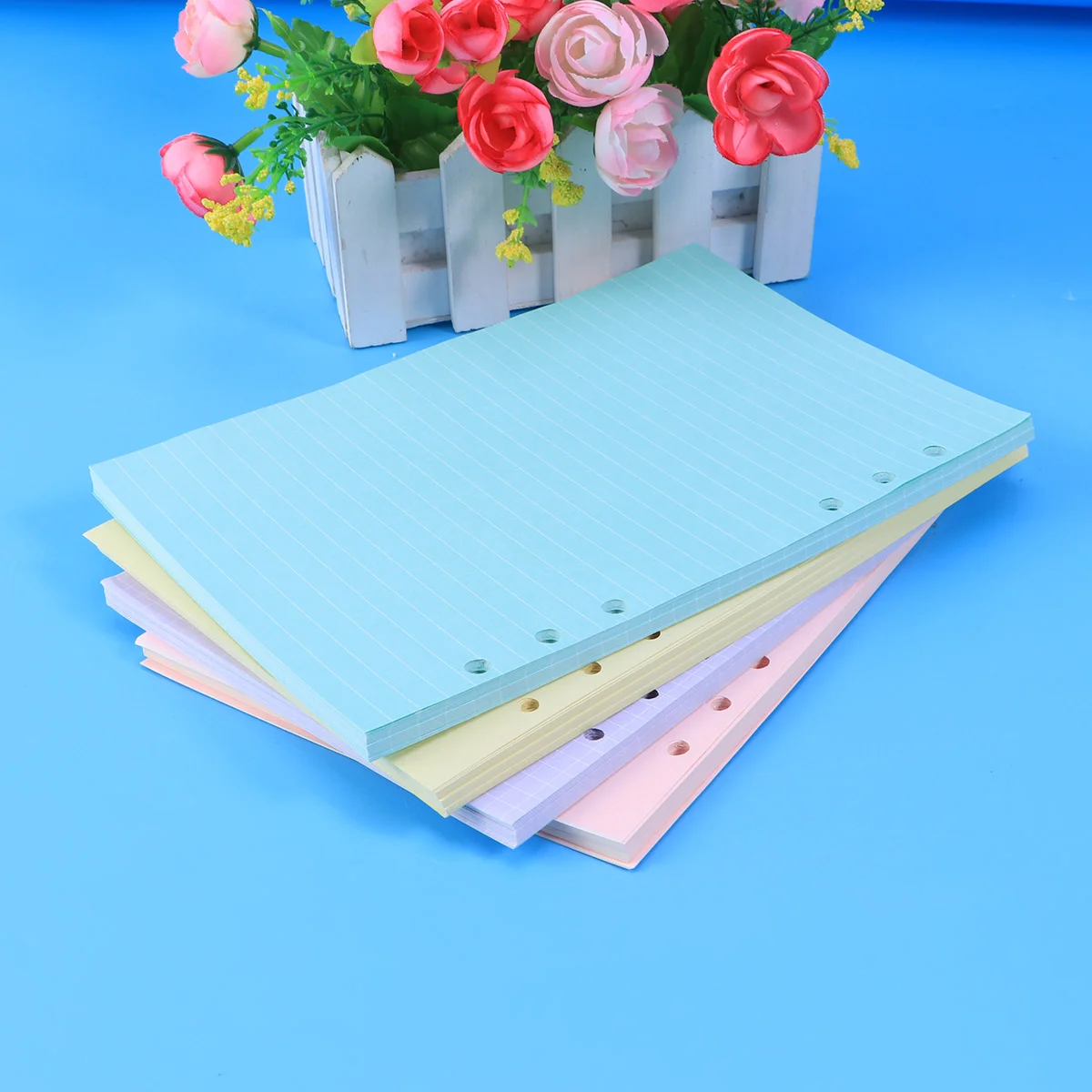 4 Pcs A5 Loose-leaf Paper Sorter Pages Hand Account Hole Colorful Tab Dividers Notebook
4 Pcs A5 Loose-leaf Paper Sorter Pages Hand Account Hole Colorful Tab Dividers Notebook