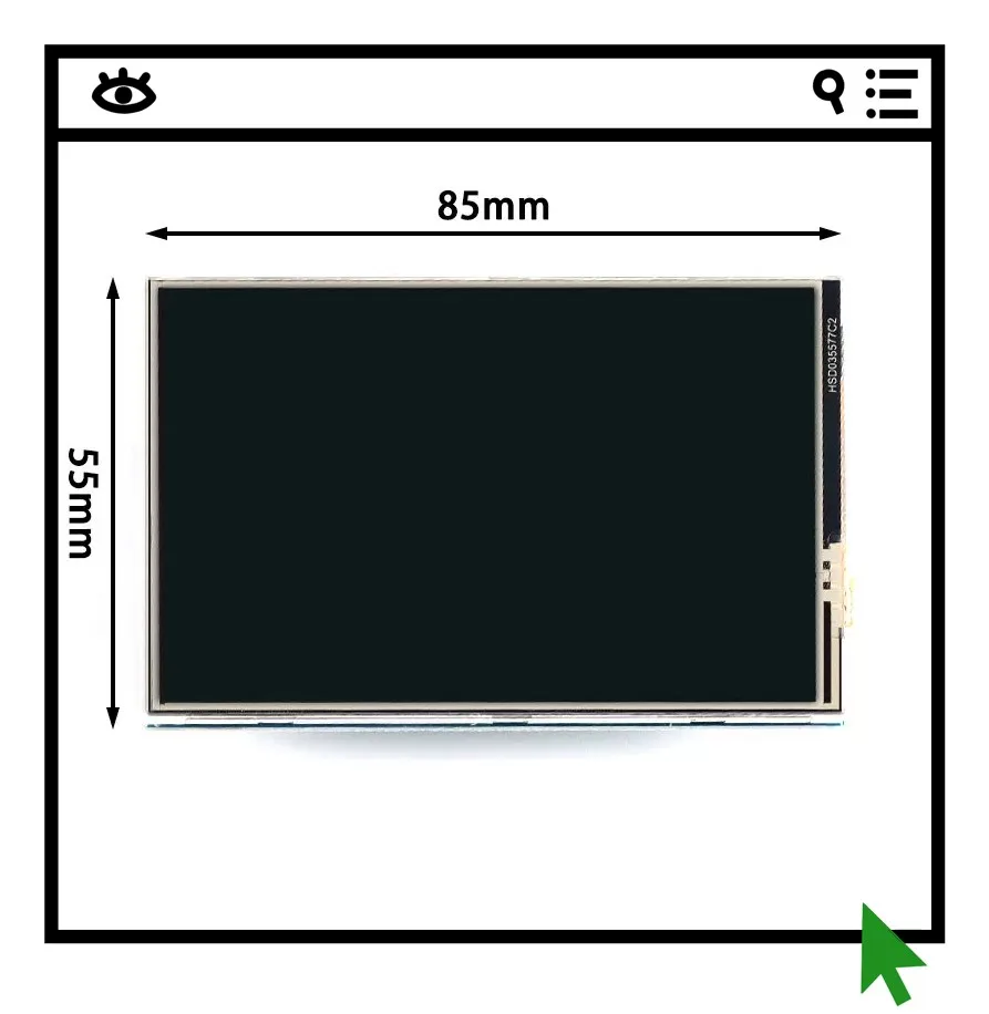 3.5-inch high-definition touchscreen LCD display compatible with all versions of Raspberry Pi
3.5-inch high-definition touchscreen LCD display compatible with all versions of Raspberry Pi
