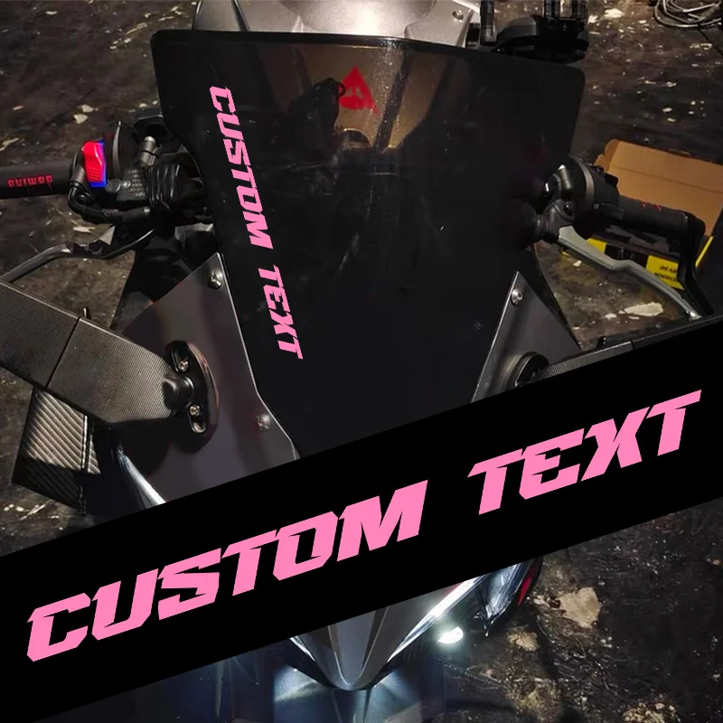 1 piece of personalized customized letter theme, multi-color and multi-size optional motorcycle sticker, waterproof and durable
1 piece of personalized customized letter theme, multi-color and multi-size optional motorcycle sticker, waterproof and durable
