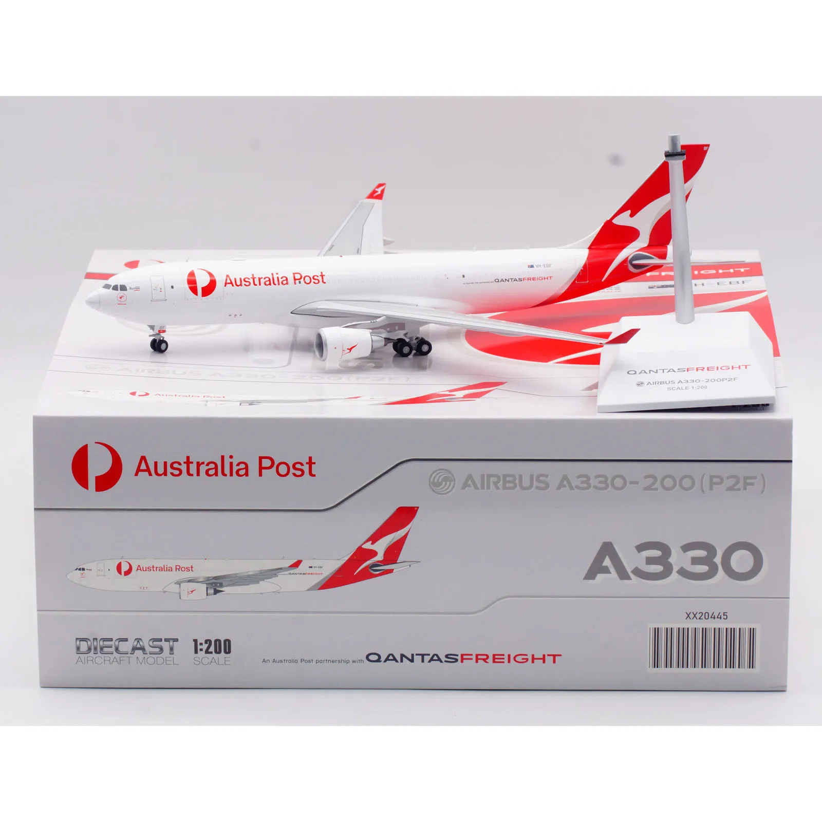 XX20445 Alloy Collectible Plane Gift JC Wings 1:200 Qantas Freight Airbus A330-200 Diecast Aircraft Jet Model VH-EBF With Stand
XX20445 Alloy Collectible Plane Gift JC Wings 1:200 Qantas Freight Airbus A330-200 Diecast Aircraft Jet Model VH-EBF With Stand