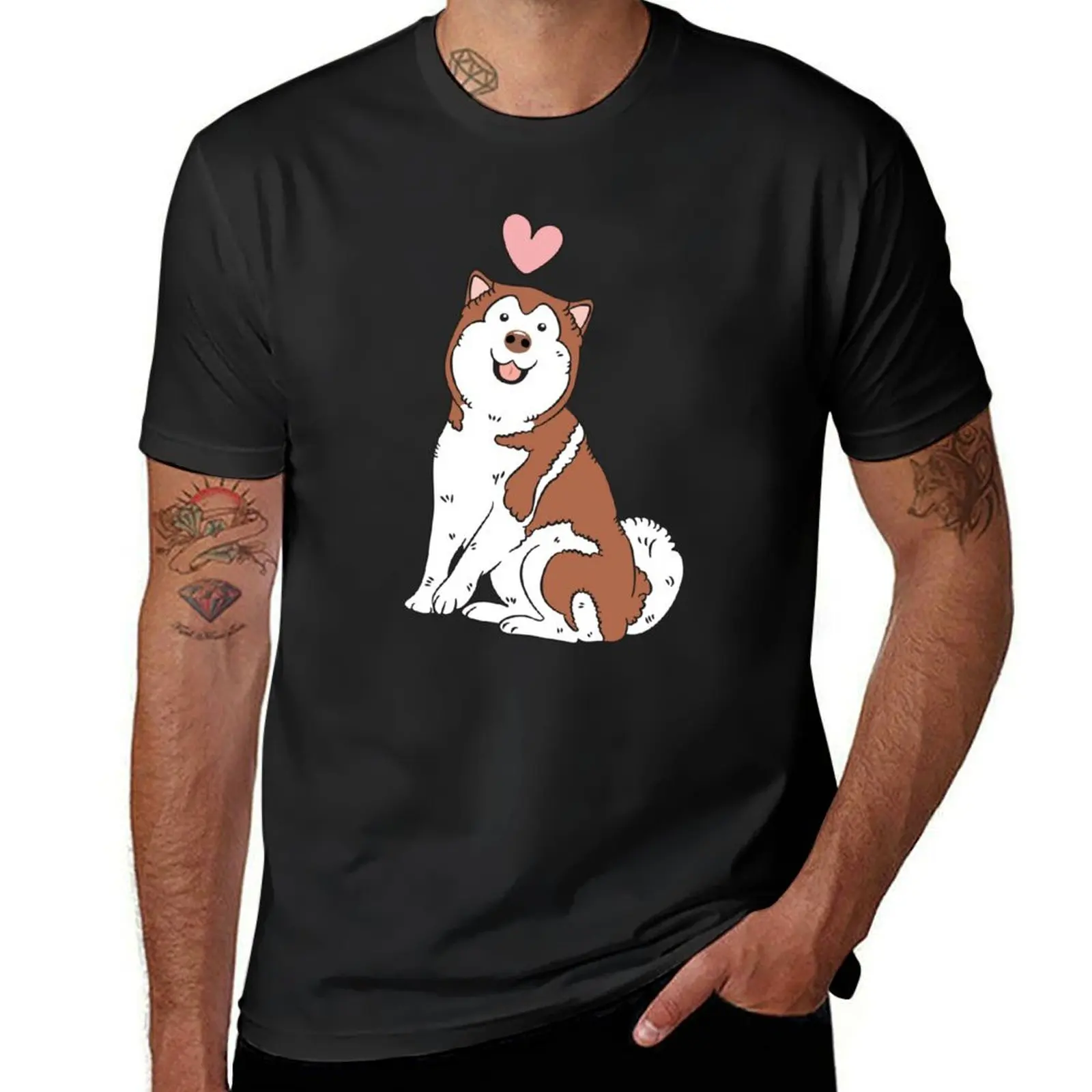 LOVE Red and White Alaskan Malamute T-Shirt korean fashion summer tops fashion shirts plus size men clothing
LOVE Red and White Alaskan Malamute T-Shirt korean fashion summer tops fashion shirts plus size men clothing