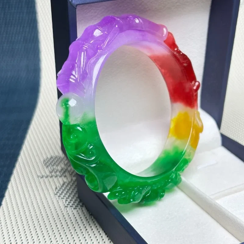 Natural High Ice Quartz Rock Jade Exquisite Fashion Women's Bracelet Exquisite Jewelry
Natural High Ice Quartz Rock Jade Exquisite Fashion Women's Bracelet Exquisite Jewelry