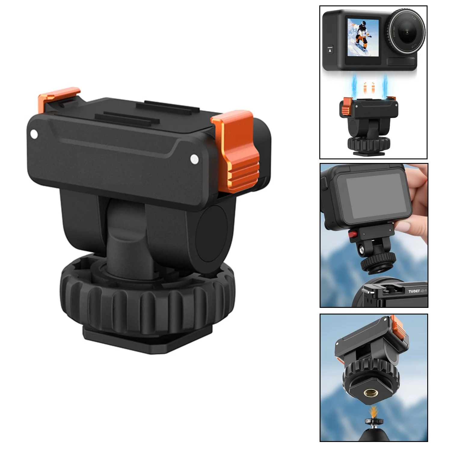 Cold Shoe Camera Mount with Magnetic Quick Mount Adapter Expansion Base 1/4” Screw for DJI Osmo Action 5 Pro/4/3 Accessories
Cold Shoe Camera Mount with Magnetic Quick Mount Adapter Expansion Base 1/4” Screw for DJI Osmo Action 5 Pro/4/3 Accessories