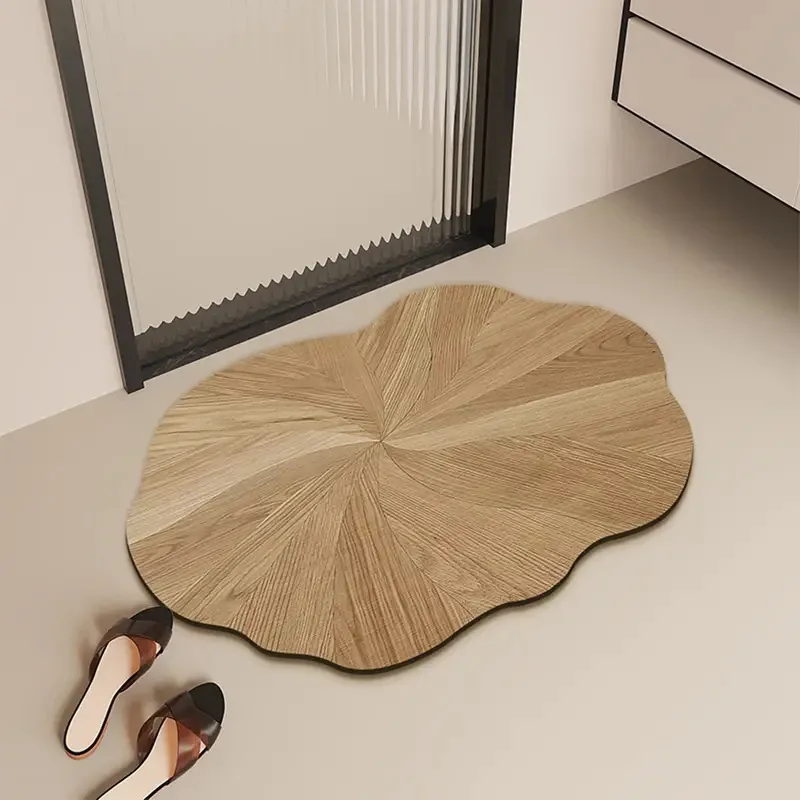Simple Wood Grain Diatomaceous Earth Mat Bathroom Water Absorbent Non-Slip Foot Mat Easy Care Door Mat for Bathroom Entrance
Simple Wood Grain Diatomaceous Earth Mat Bathroom Water Absorbent Non-Slip Foot Mat Easy Care Door Mat for Bathroom Entrance