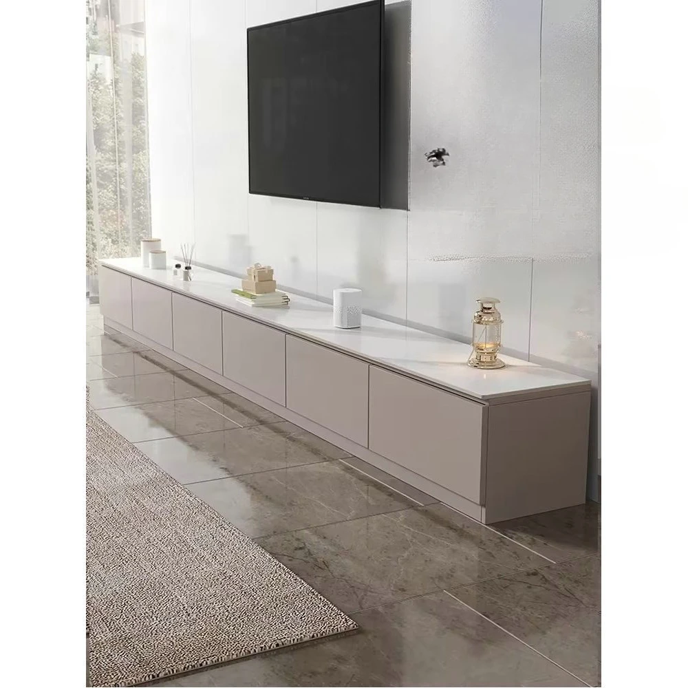 European rock slab TV cabinet, simple and modern, living room, small apartment, floor
European rock slab TV cabinet, simple and modern, living room, small apartment, floor