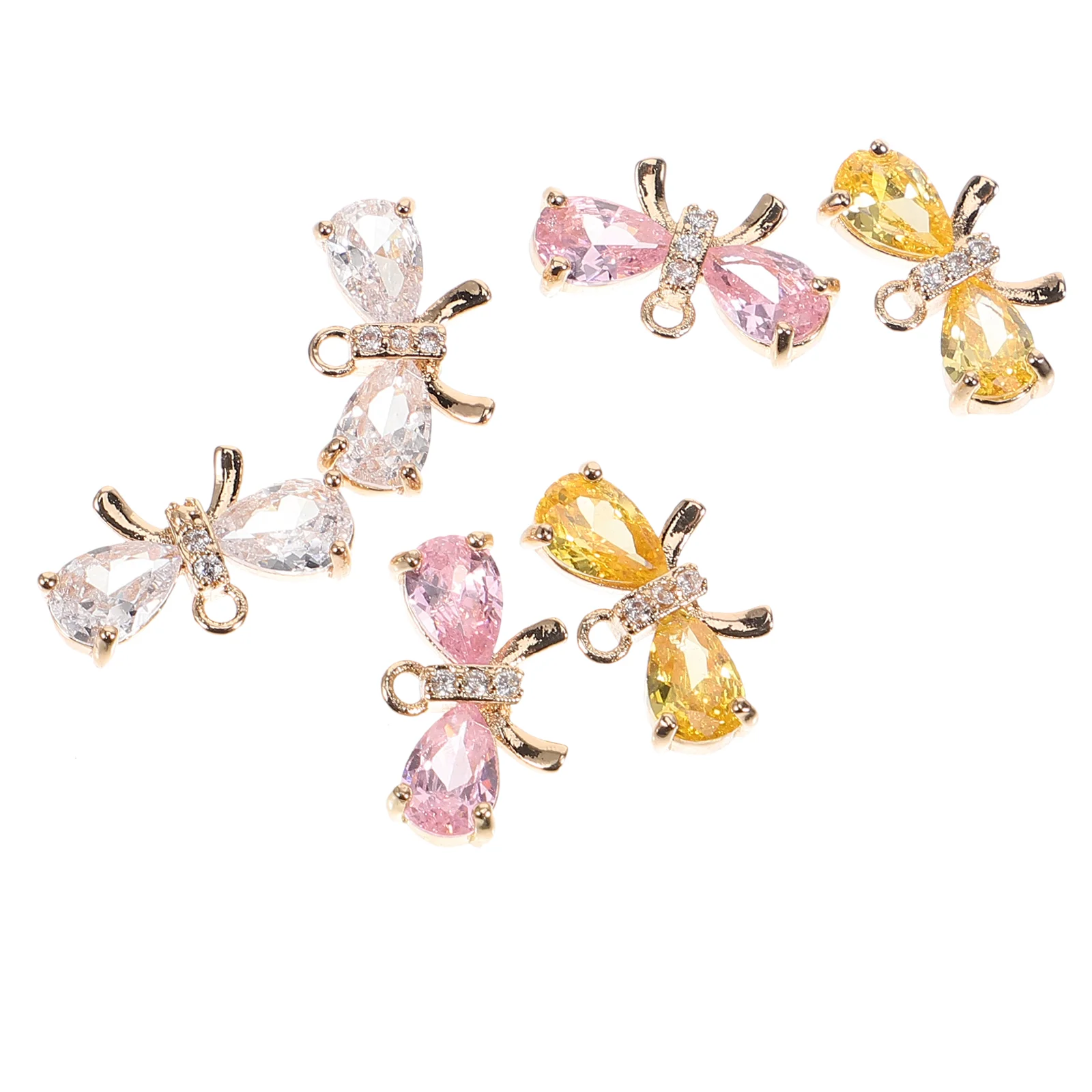 6 Pcs Bow Pendant Bracelet Charms Jewelry DIY Earrings Accessories Knot Jewelries Key Fob Small for Semi-finished Product
6 Pcs Bow Pendant Bracelet Charms Jewelry DIY Earrings Accessories Knot Jewelries Key Fob Small for Semi-finished Product