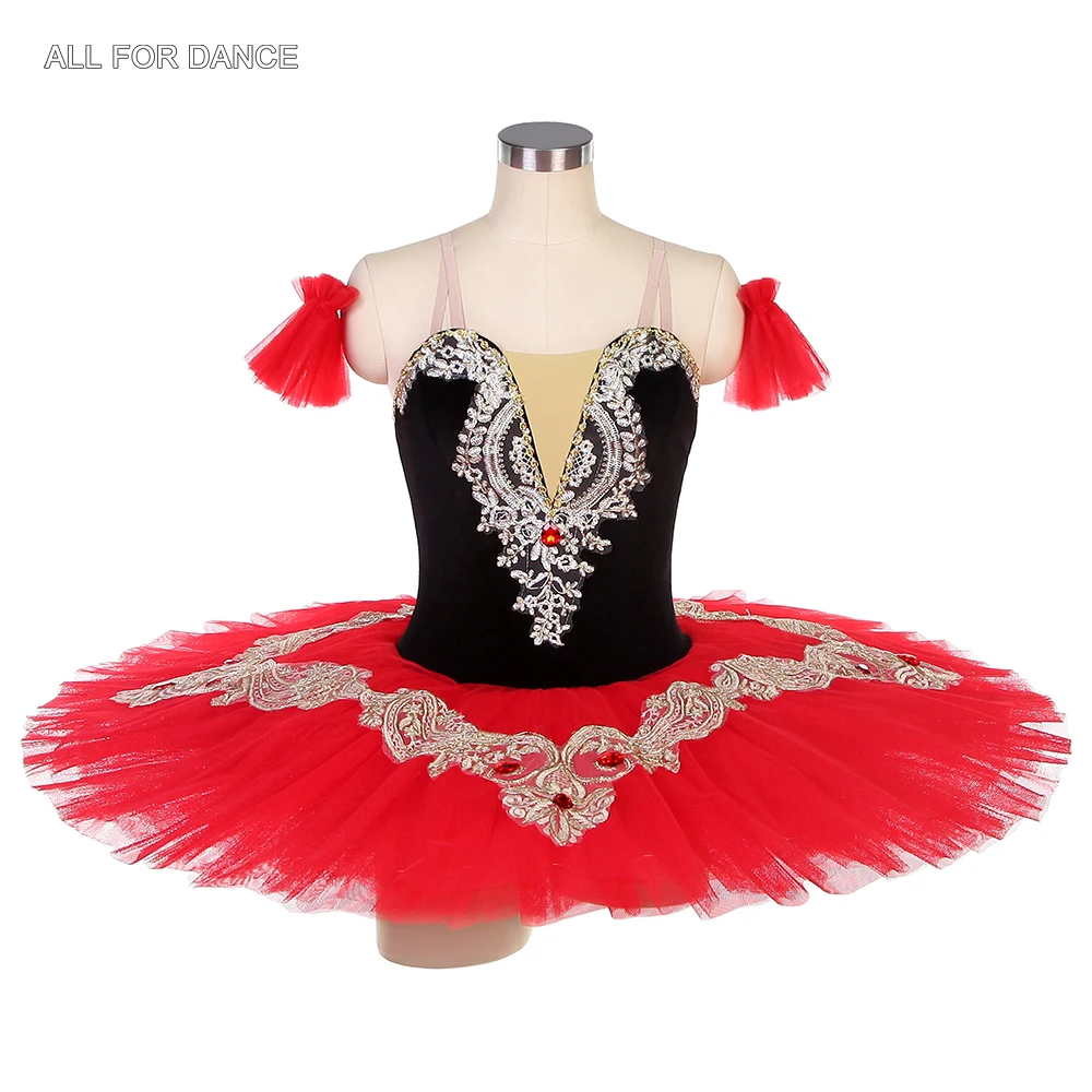 BLL124 New Black Velvet Bodice With Silver Trim Red Tulle Pancake Tutu Pro-professional Ballet Stage Performance Dance Wear Tutu
BLL124 New Black Velvet Bodice With Silver Trim Red Tulle Pancake Tutu Pro-professional Ballet Stage Performance Dance Wear Tutu