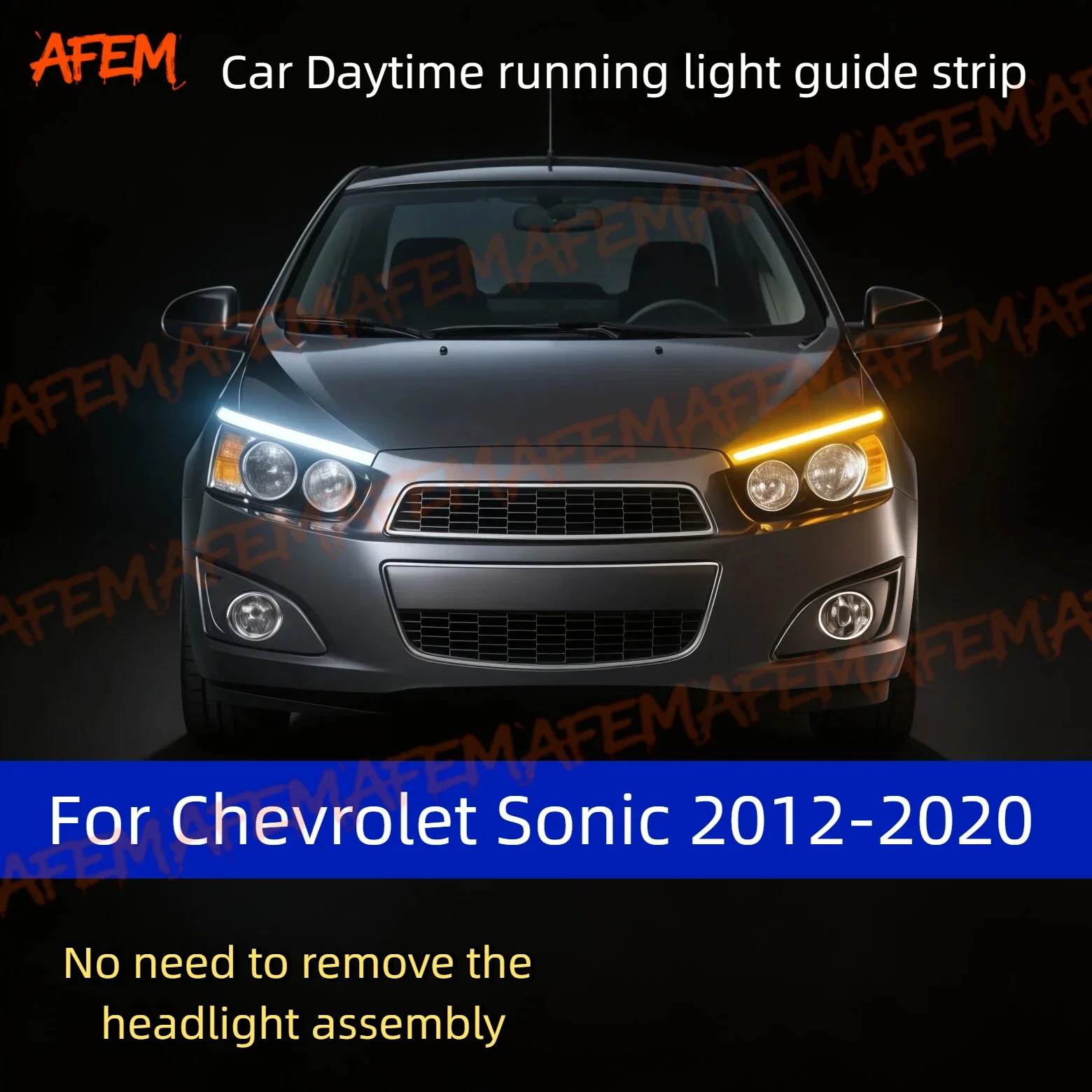 2Pcs 12V Led Guide Strip Headlight For Car Daytime Running Lights Turn Signal DRL Car Modification For Chevrolet Sonic 12-20
2Pcs 12V Led Guide Strip Headlight For Car Daytime Running Lights Turn Signal DRL Car Modification For Chevrolet Sonic 12-20