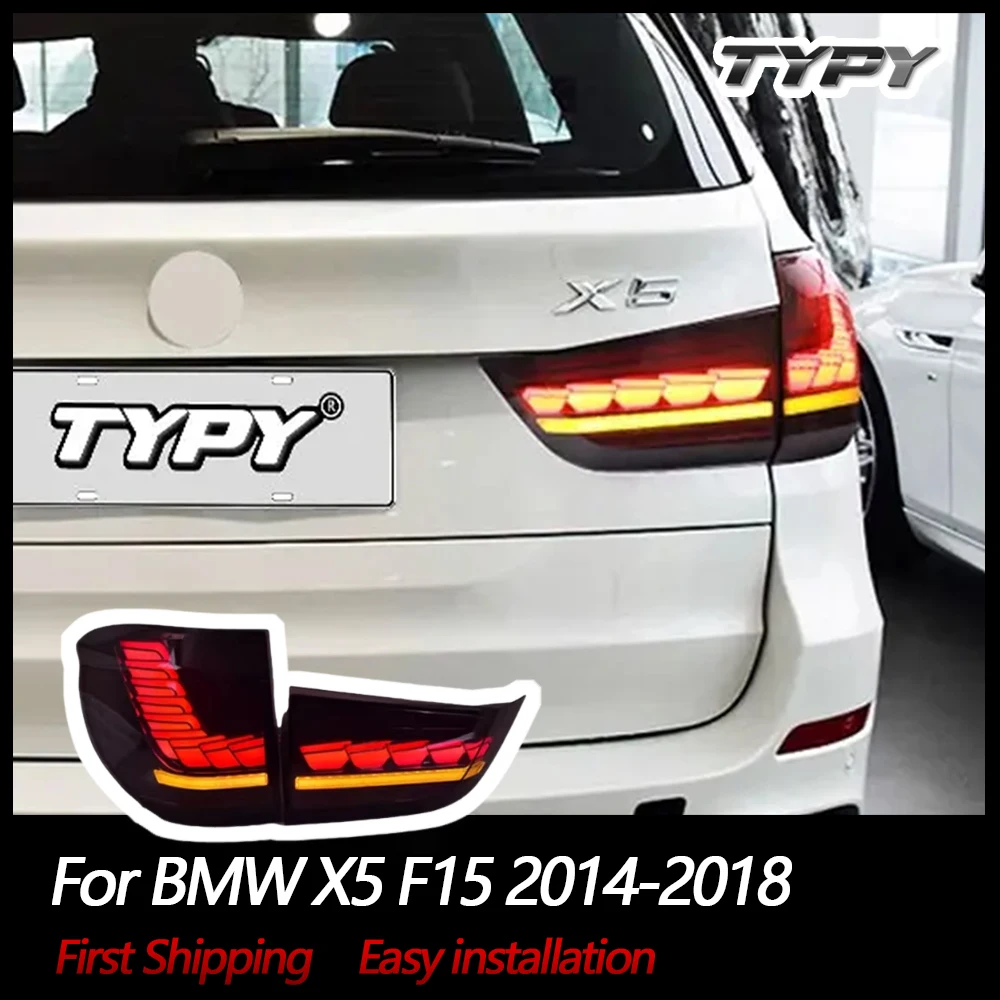 TYPY Автомобильные задние фонари для BMW X5 F15 2014-2018 Светодиодные автомобильные задние фонари Дневные ходовые огни Динамические указатели поворота Автомобильные аксессуары
TYPY Автомобильные задние фонари для BMW X5 F15 2014-2018 Светодиодные автомобильные задние фонари Дневные ходовые огни Динамические указатели поворота Автомобильные аксессуары
