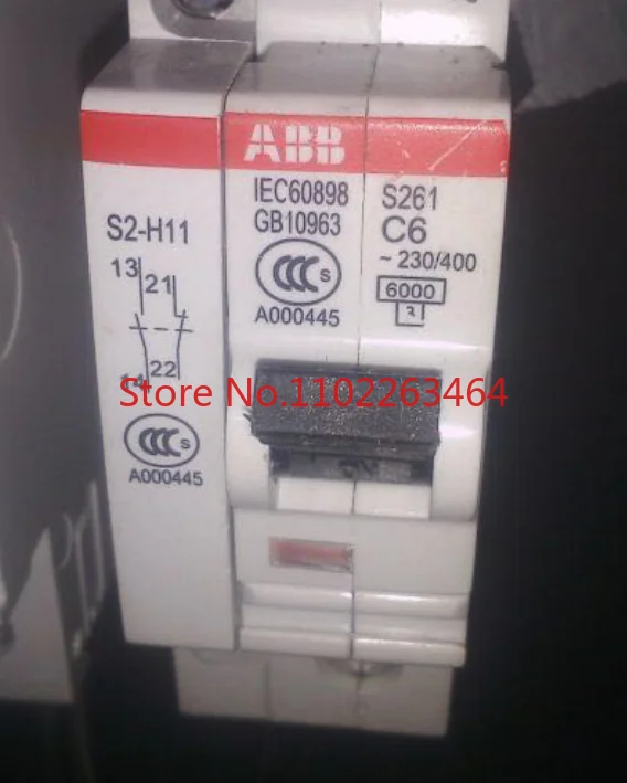New original and genuine miniature circuit breakers S261-C6, S261-D6, S261-D20
New original and genuine miniature circuit breakers S261-C6, S261-D6, S261-D20