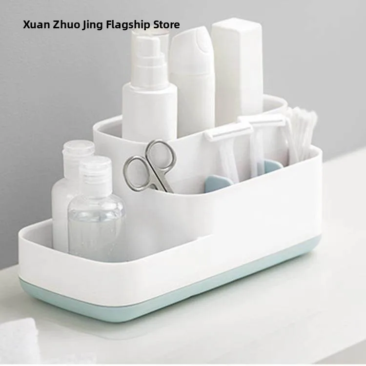 Bathroom Plastic Organizer Cosmetic Toothpaste Toothbrush Compartment Storage Box Simple Countertop Shelf Toothbrush
Bathroom Plastic Organizer Cosmetic Toothpaste Toothbrush Compartment Storage Box Simple Countertop Shelf Toothbrush